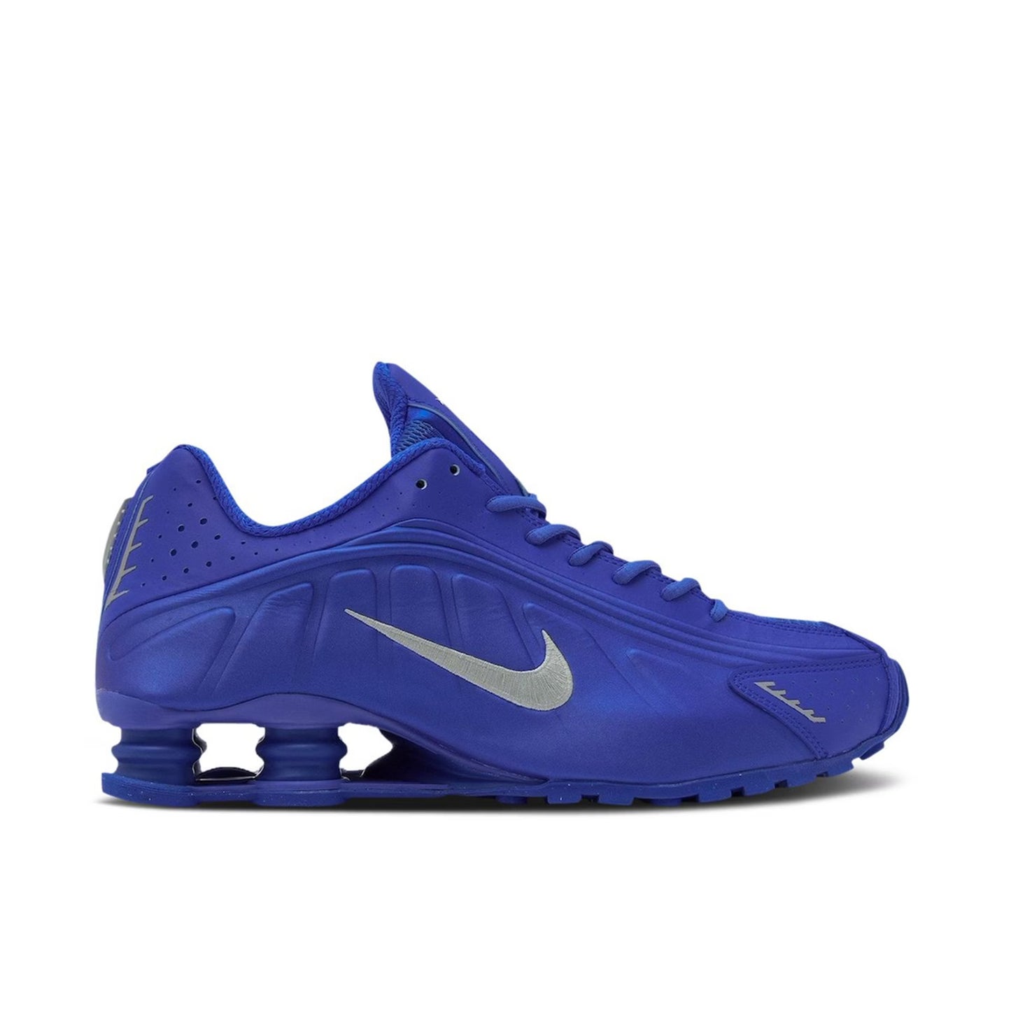 Nike Shox R4 Racer Blue Metallic Silver