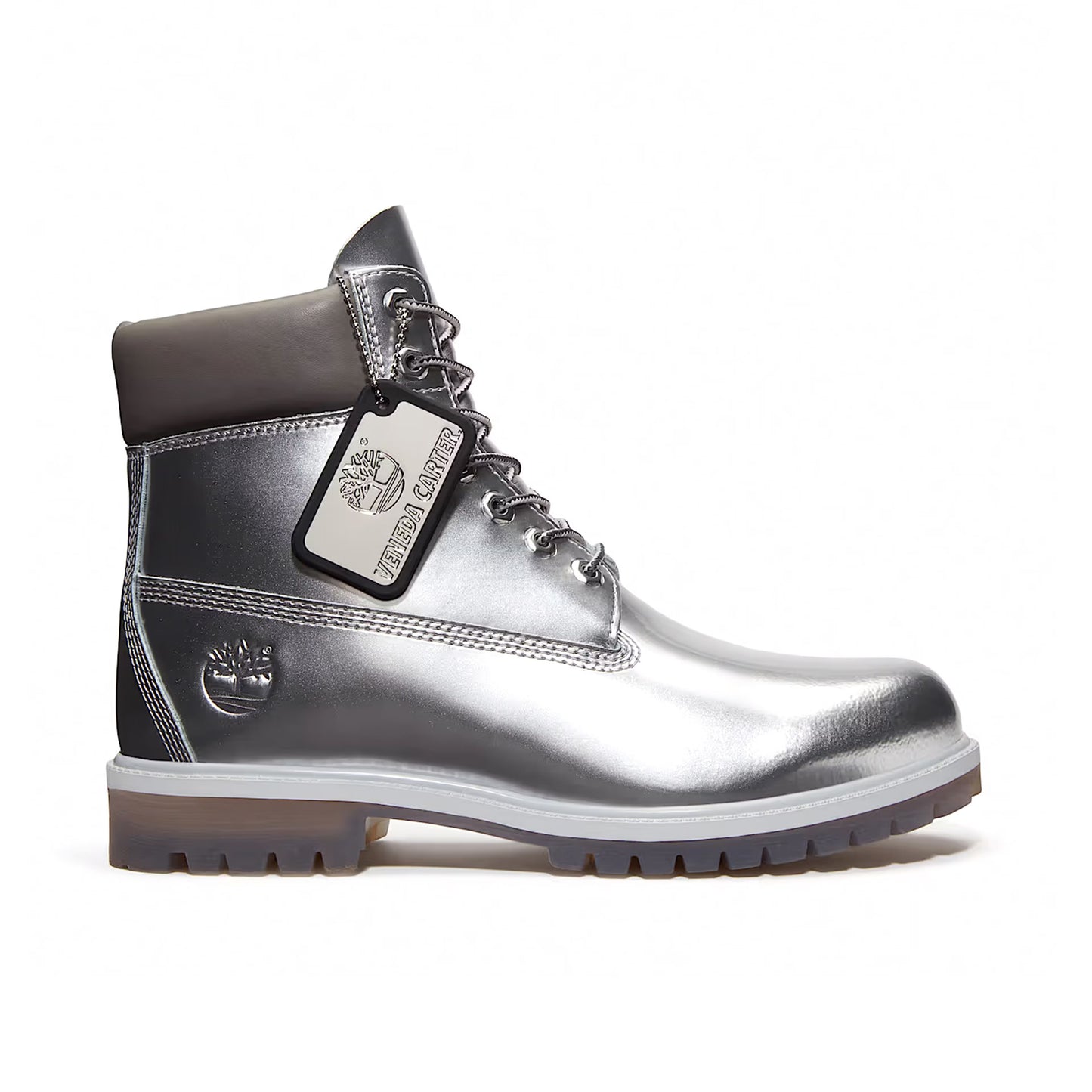 Veneda Carter x Timberland 6 Inch Boot Silver