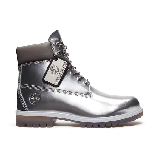 Veneda Carter x Timberland 6 Inch Boot Silver