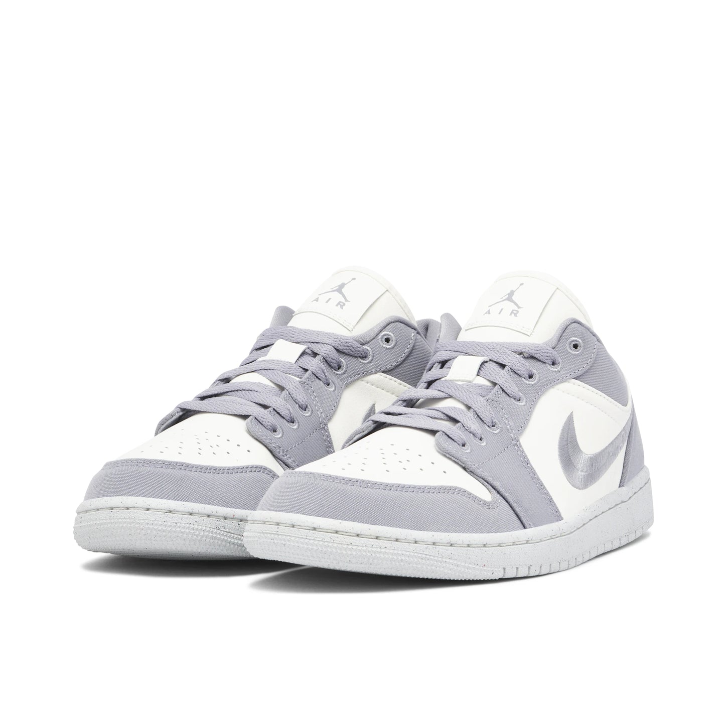 Air Jordan 1 Low Grey Canvas